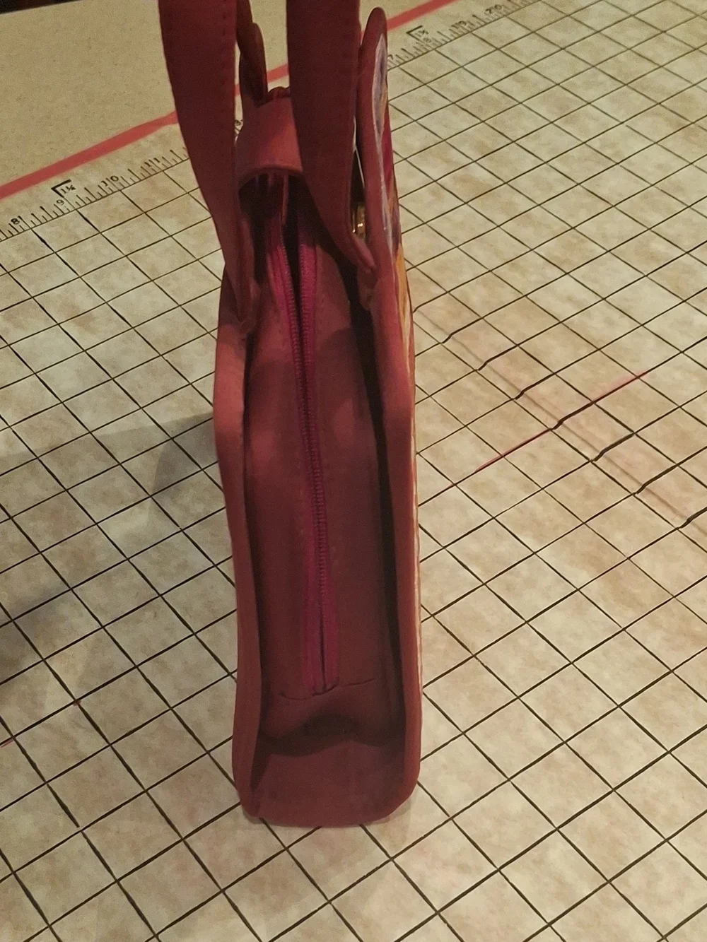 Bath & Body Works Red Tote with Gold Logo Tag